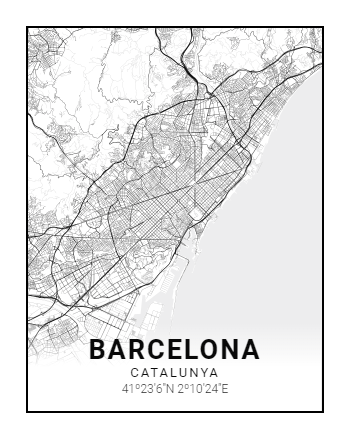 Barcelona - 40x50