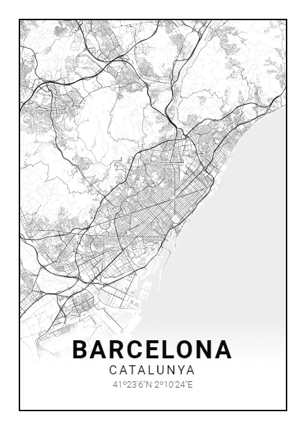 Barcelona - 50x70