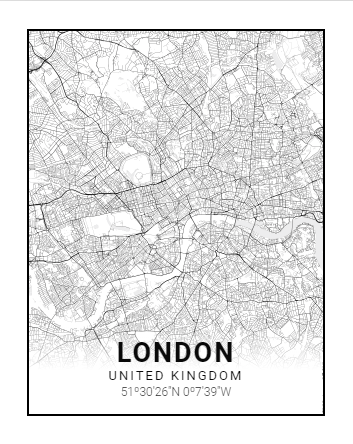 Londen - 40x50