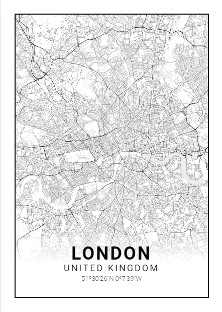 Londen - 50x70